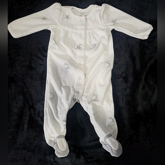 Carter's Just One You- Girls "Mommy's Little Angel" Button Up Sleeper - Size 6M - Picture 1 of 6